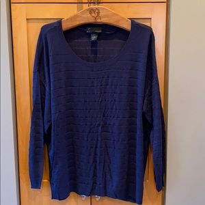 Lane Bryant Midnight Blue Scoop Neck Sweater
